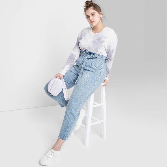 Wild Fable High Rise Paper Bag Jeans - Picture 5 of 5